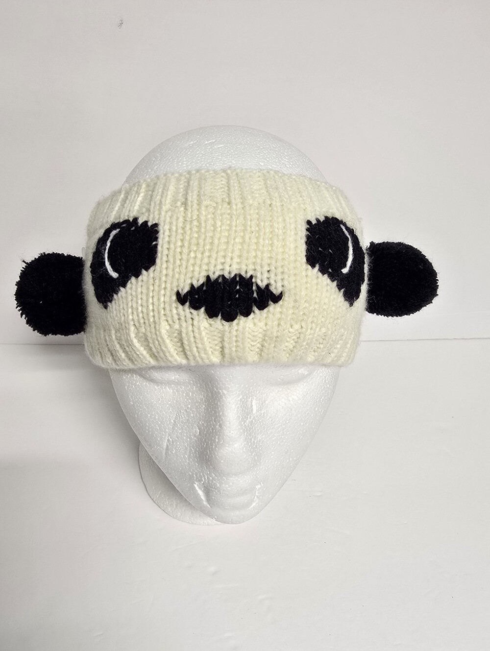 NWT Knit Panda Ear Headband One Size